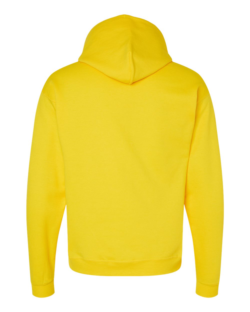 Unisex Ecosmart® Hooded Sweatshirt - Back - B22000183 - Athletic Yellow