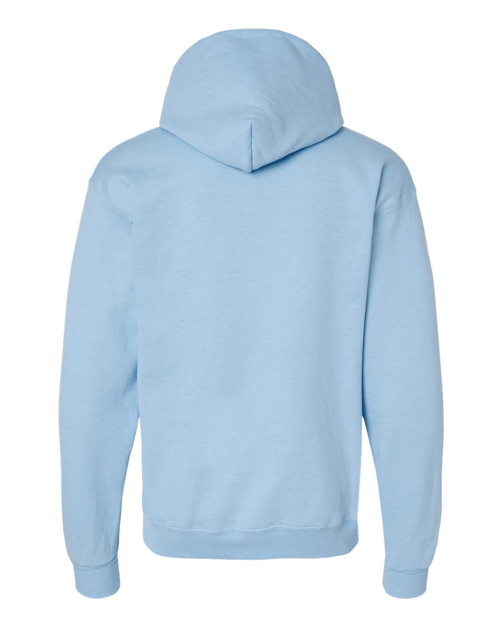 Unisex Ecosmart® Hooded Sweatshirt - Back - B22000253 - Light Blue