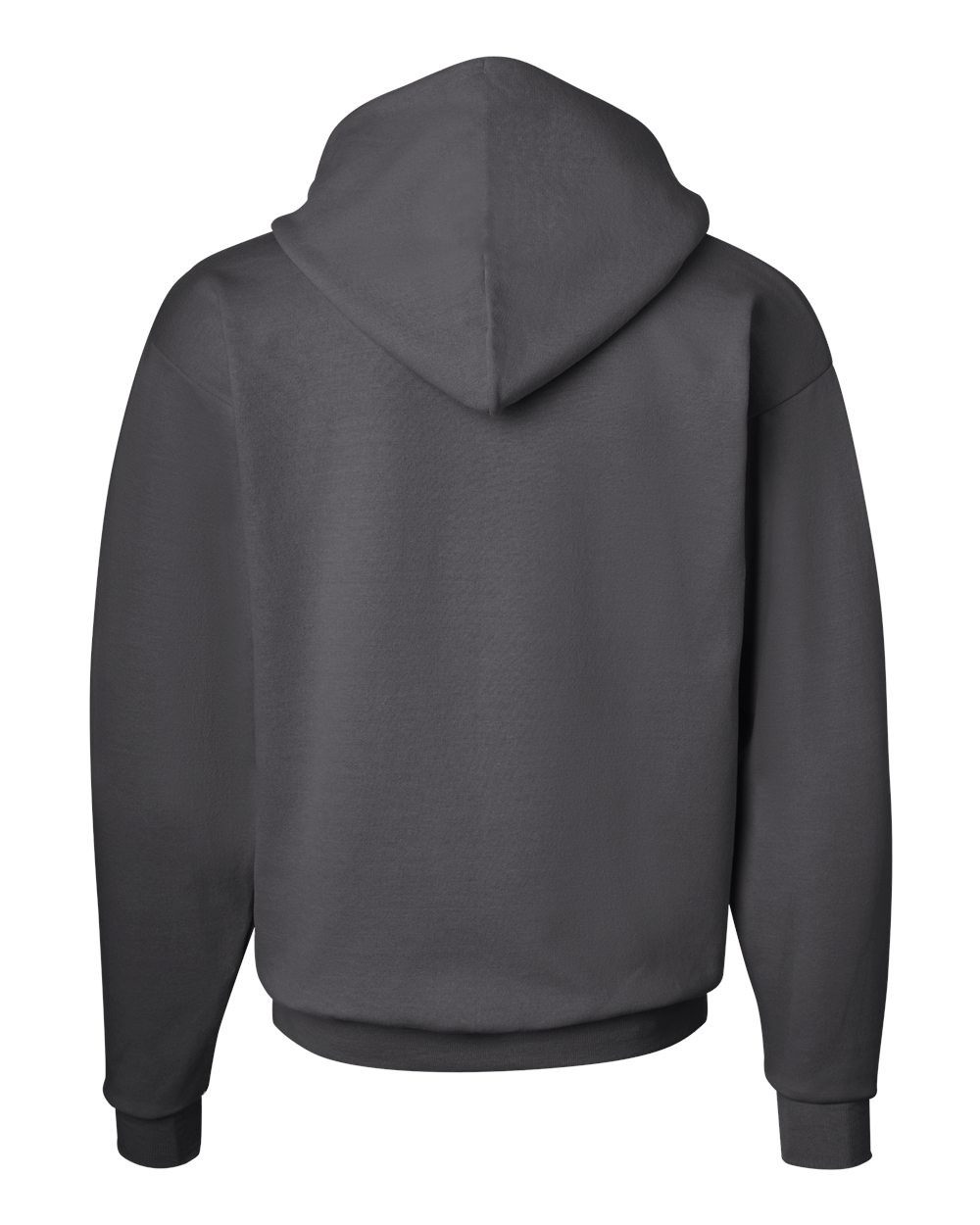 Unisex Ecosmart® Hooded Sweatshirt - Back - B22000353 - Smoke Grey