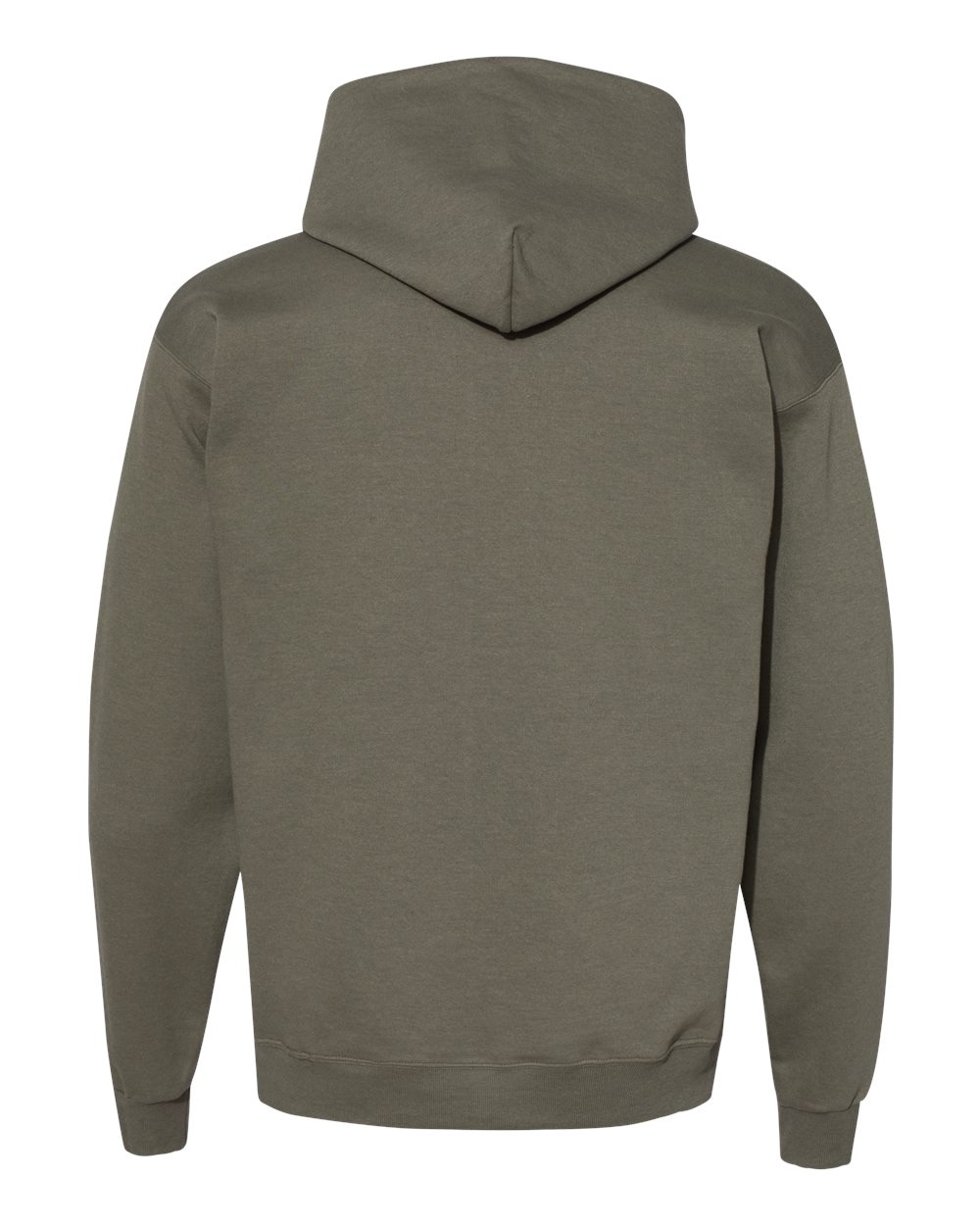 Unisex Ecosmart® Hooded Sweatshirt - Back - B22000543 - Fatigue Green