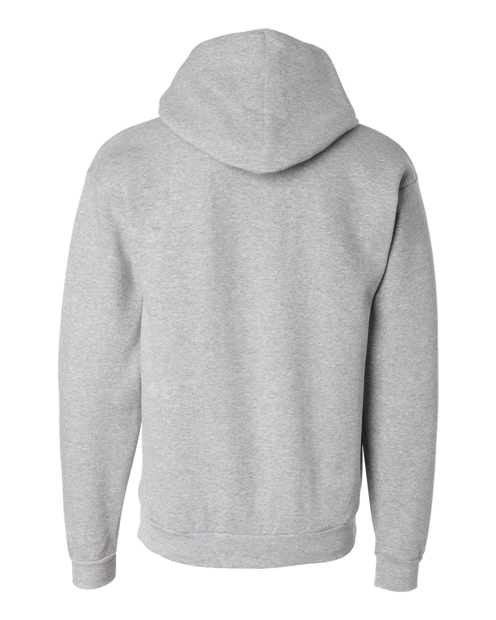 Unisex Ecosmart® Hooded Sweatshirt - Back - B22000583 - Light Steel