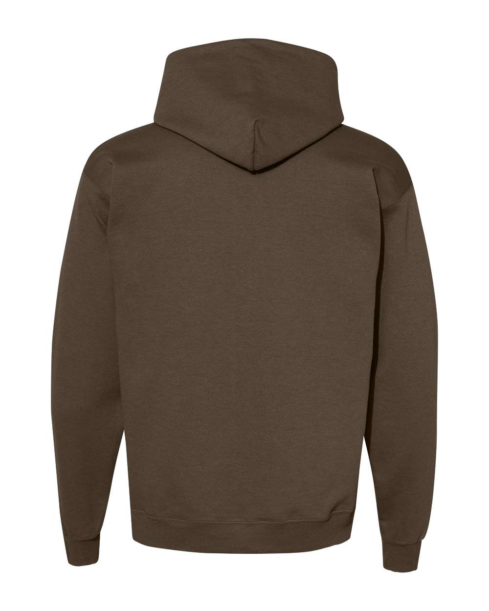 Unisex Ecosmart® Hooded Sweatshirt - Back - B22000623 - Army Brown