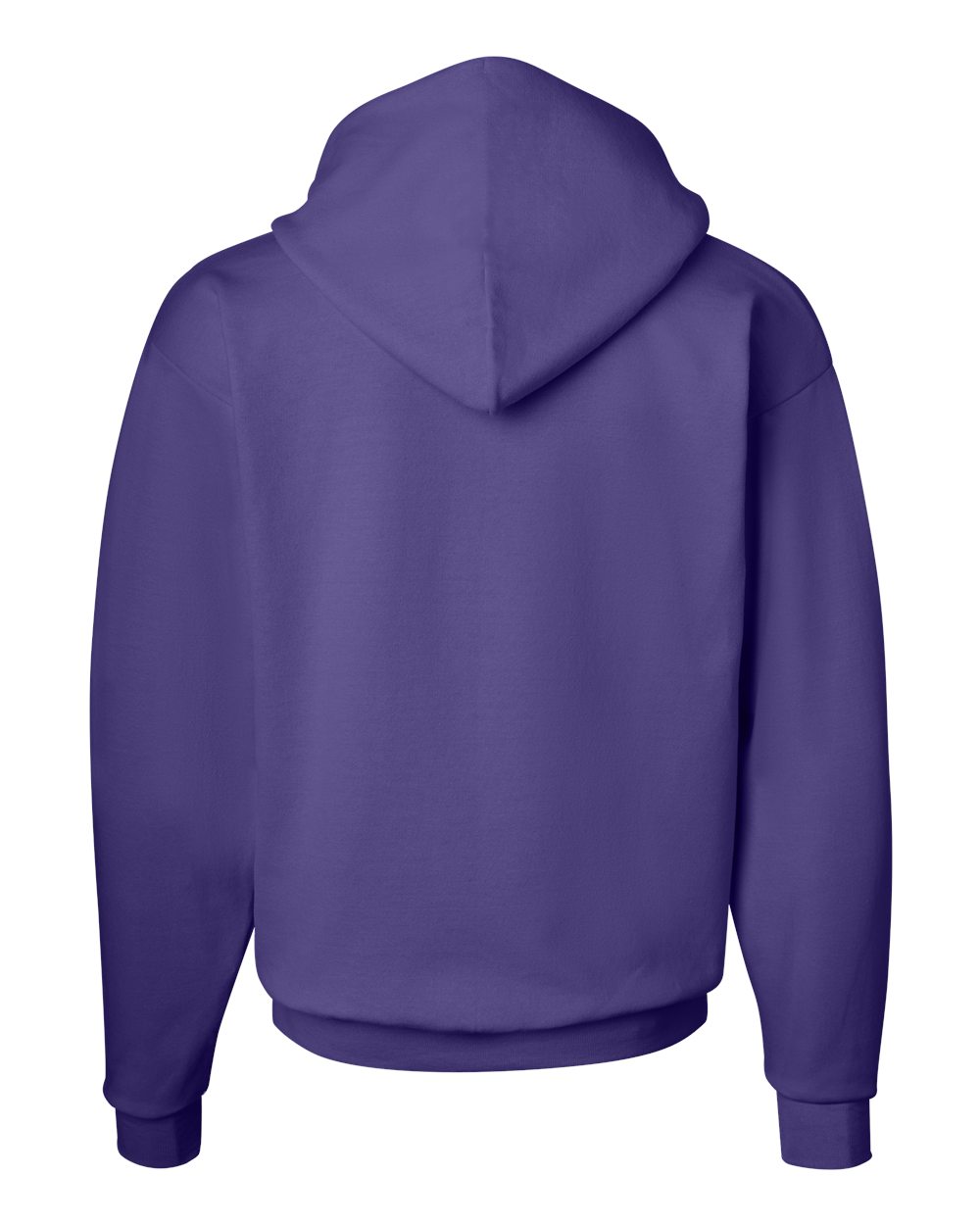 Unisex Ecosmart® Hooded Sweatshirt - Back - B22000673 - Purple