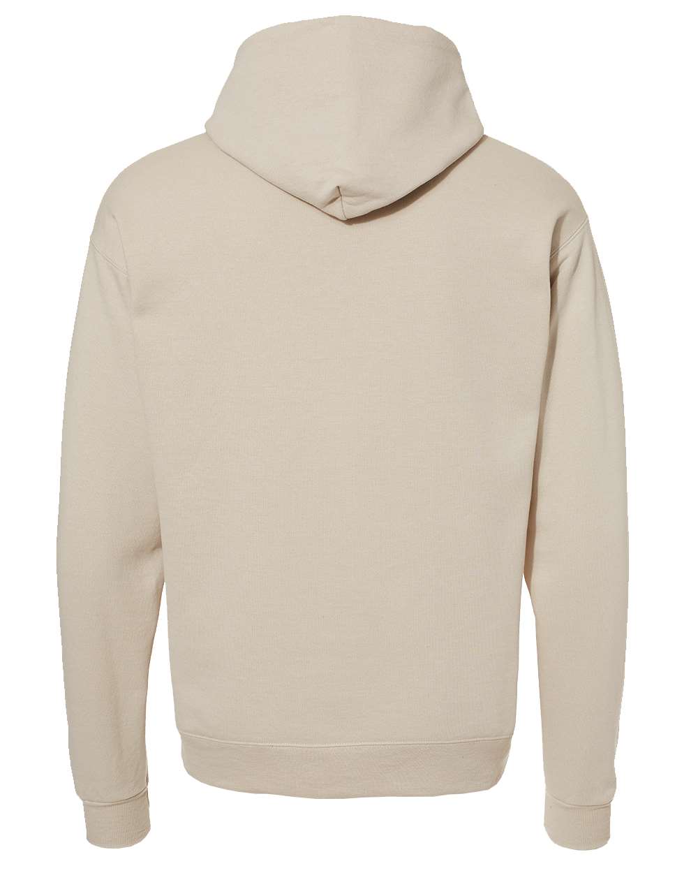 Unisex Ecosmart® Hooded Sweatshirt - Back - B22000733 - Sand