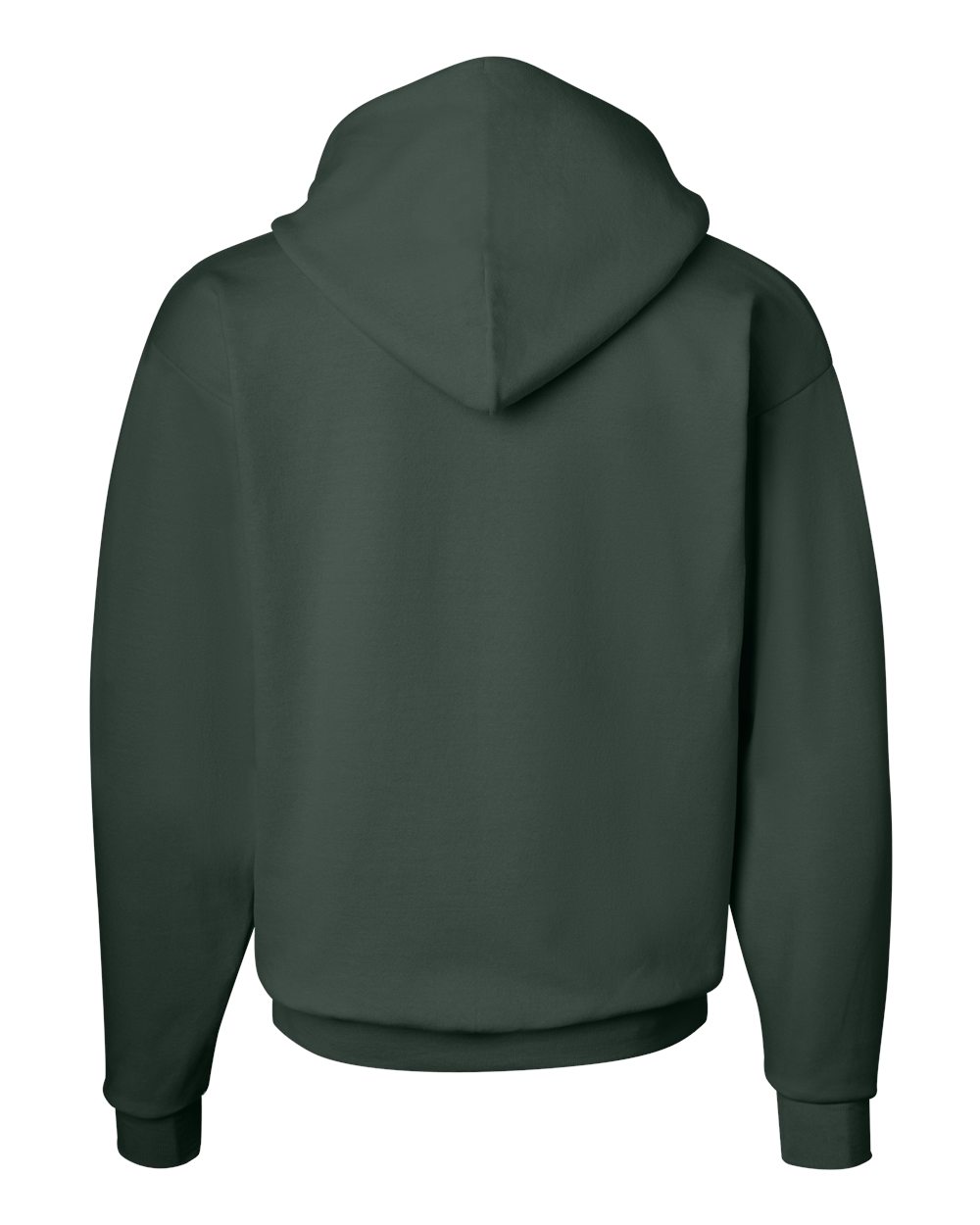 Unisex Ecosmart® Hooded Sweatshirt - Back - B22000873 - Deep Forest