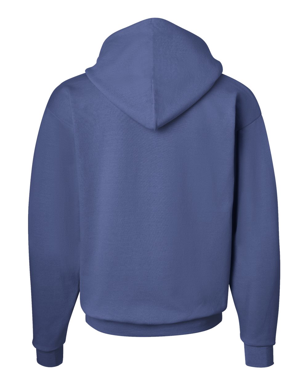 Unisex Ecosmart® Hooded Sweatshirt - Back - B22000983 - Denim Blue