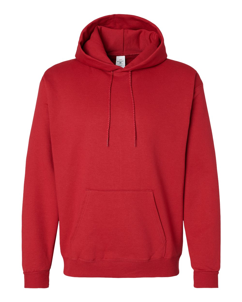 Unisex Ecosmart® Hooded Sweatshirt - Front - B22000063 - Athletic Crimson