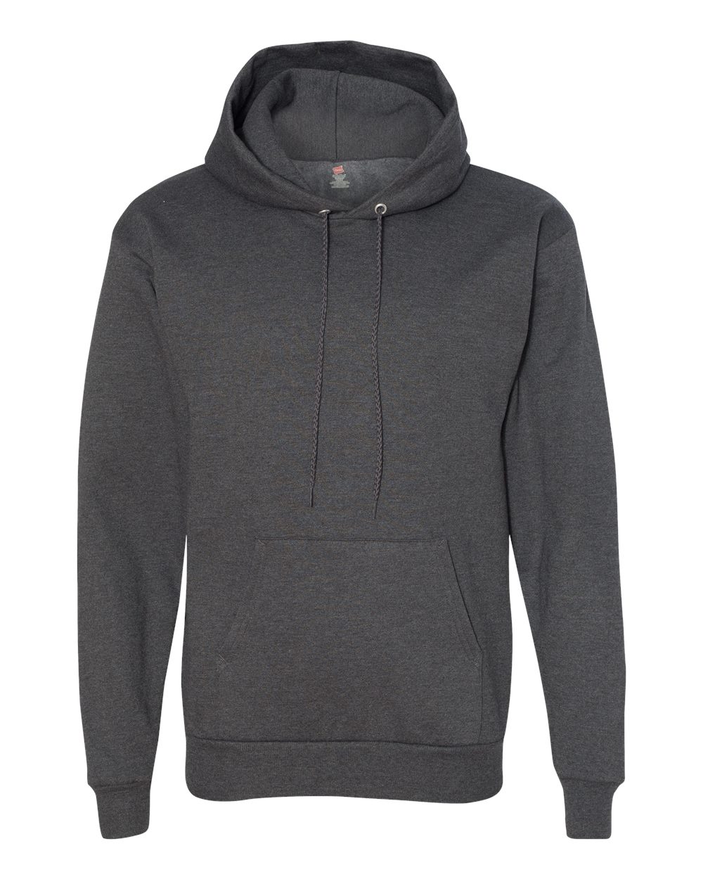 Unisex Ecosmart® Hooded Sweatshirt - Front - B22000093 - Charcoal Heather