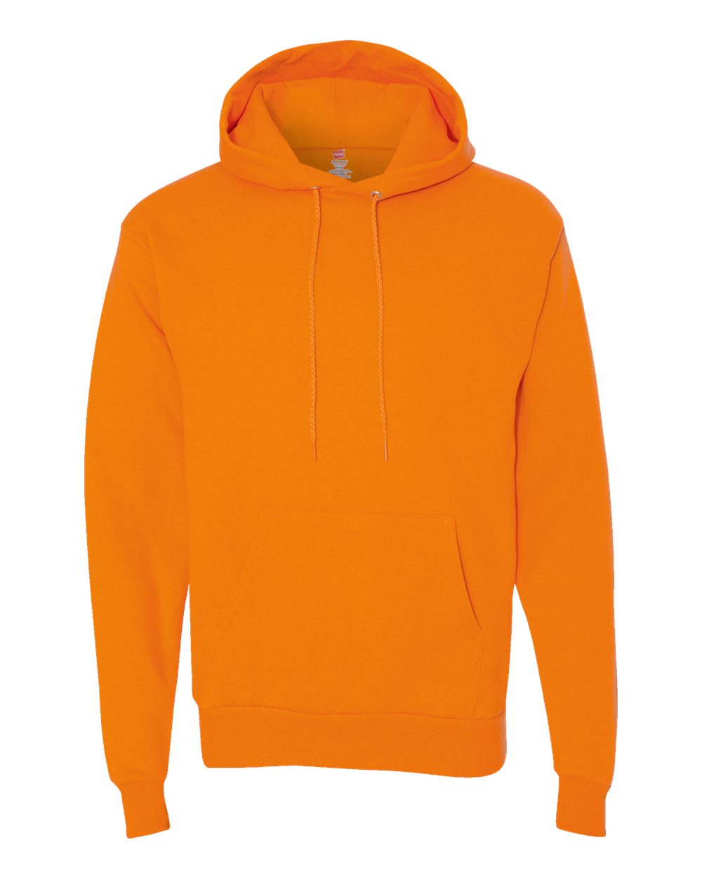 Unisex Ecosmart® Hooded Sweatshirt - Front - B22000343 - Safety Orange