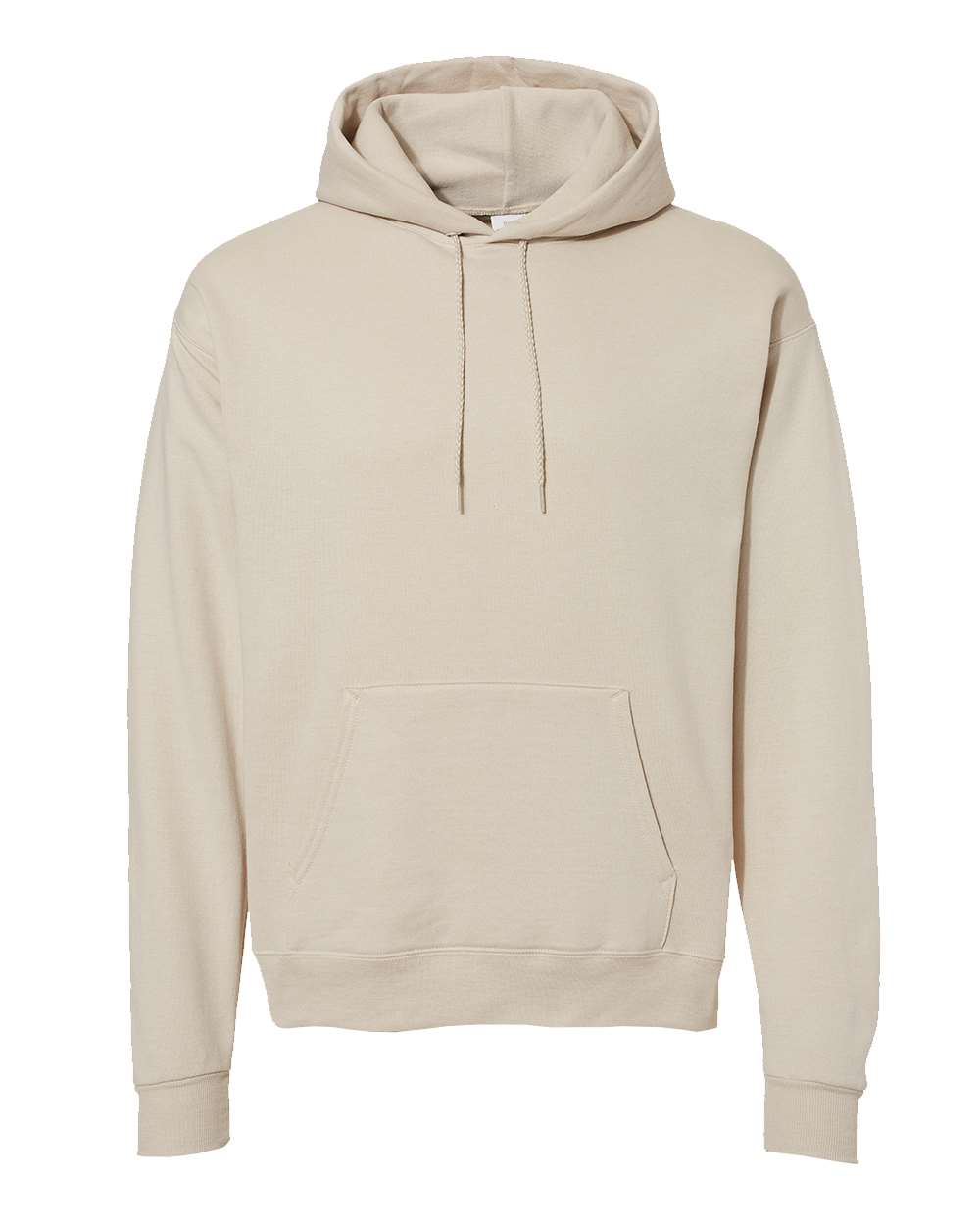 Unisex Ecosmart® Hooded Sweatshirt - Front - B22000733 - Sand