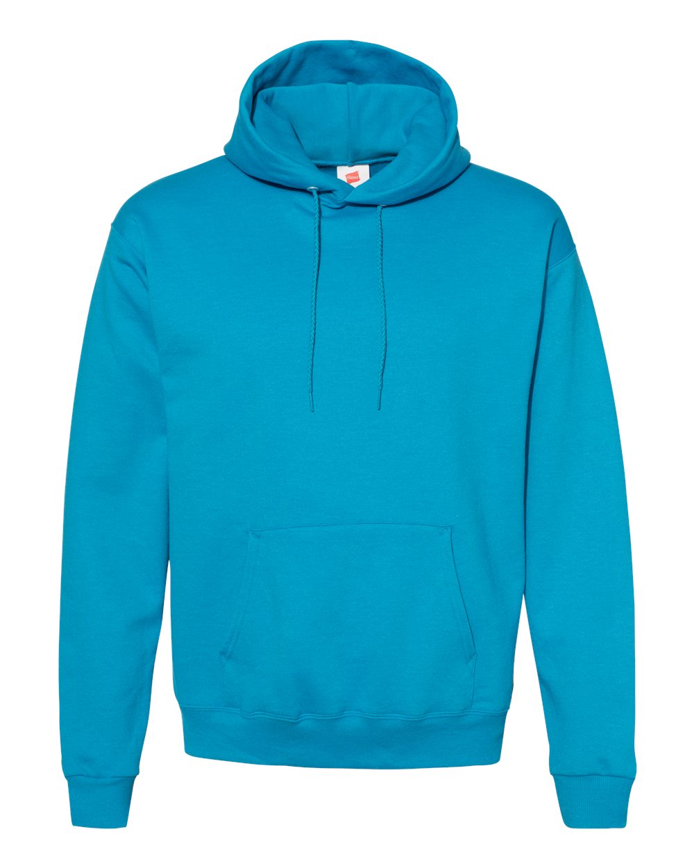 Unisex Ecosmart® Hooded Sweatshirt - Front - B22000763 - Teal