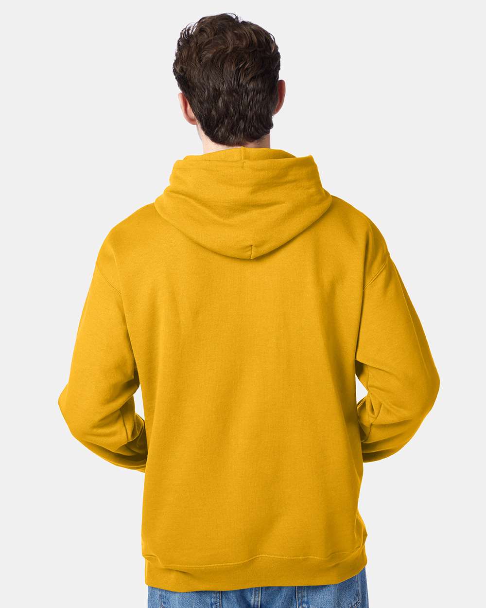 Unisex Ecosmart® Hooded Sweatshirt - OnModelBack - B22000123 - Gold