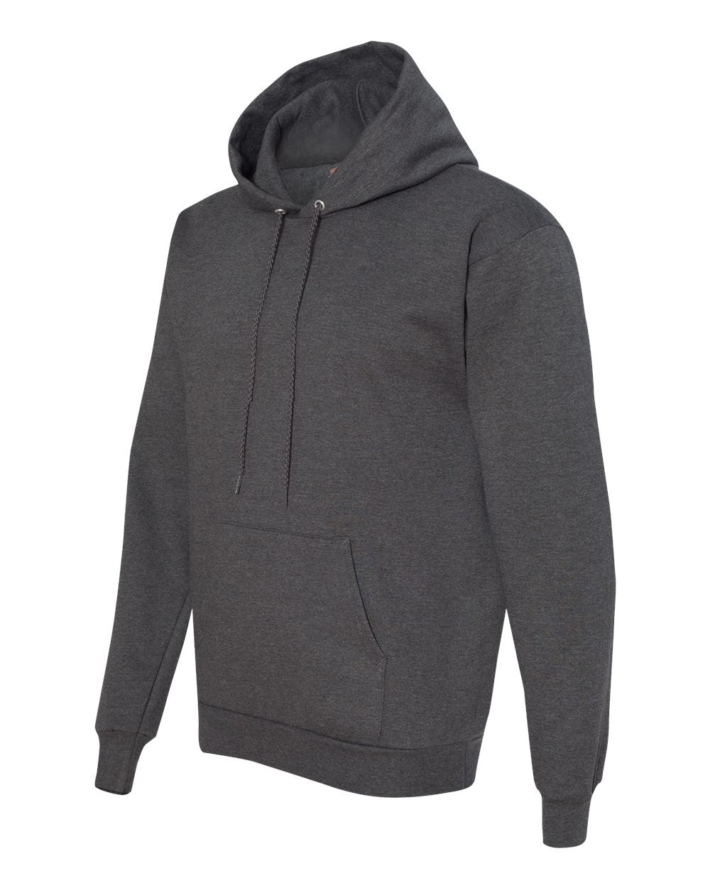 Unisex Ecosmart® Hooded Sweatshirt - Side - B22000093 - Charcoal Heather