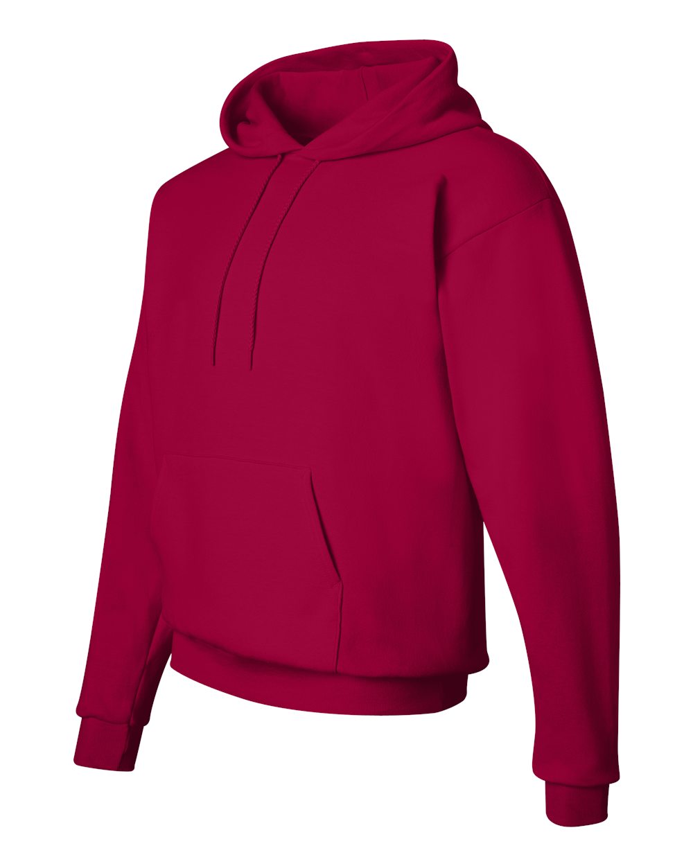 Unisex Ecosmart® Hooded Sweatshirt - Side - B22000223 - Deep Red
