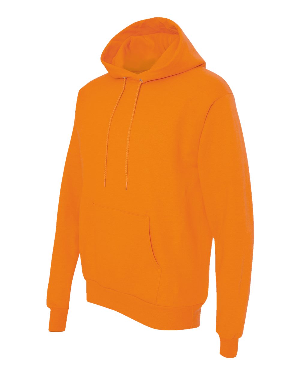 Unisex Ecosmart® Hooded Sweatshirt - Side - B22000343 - Safety Orange