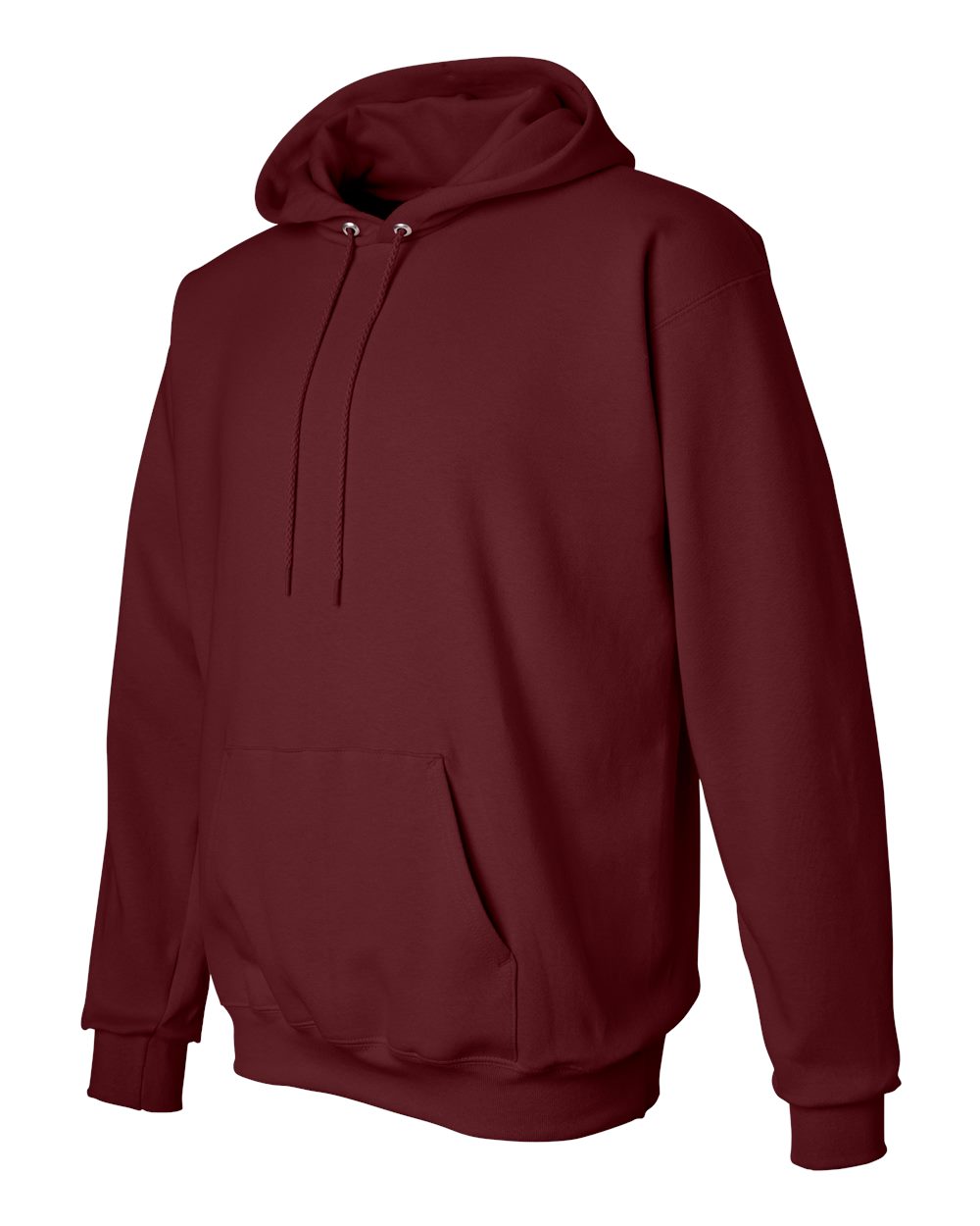 Unisex Ultimate Cotton® Hooded Sweatshirt - Side - B22200533 - Maroon