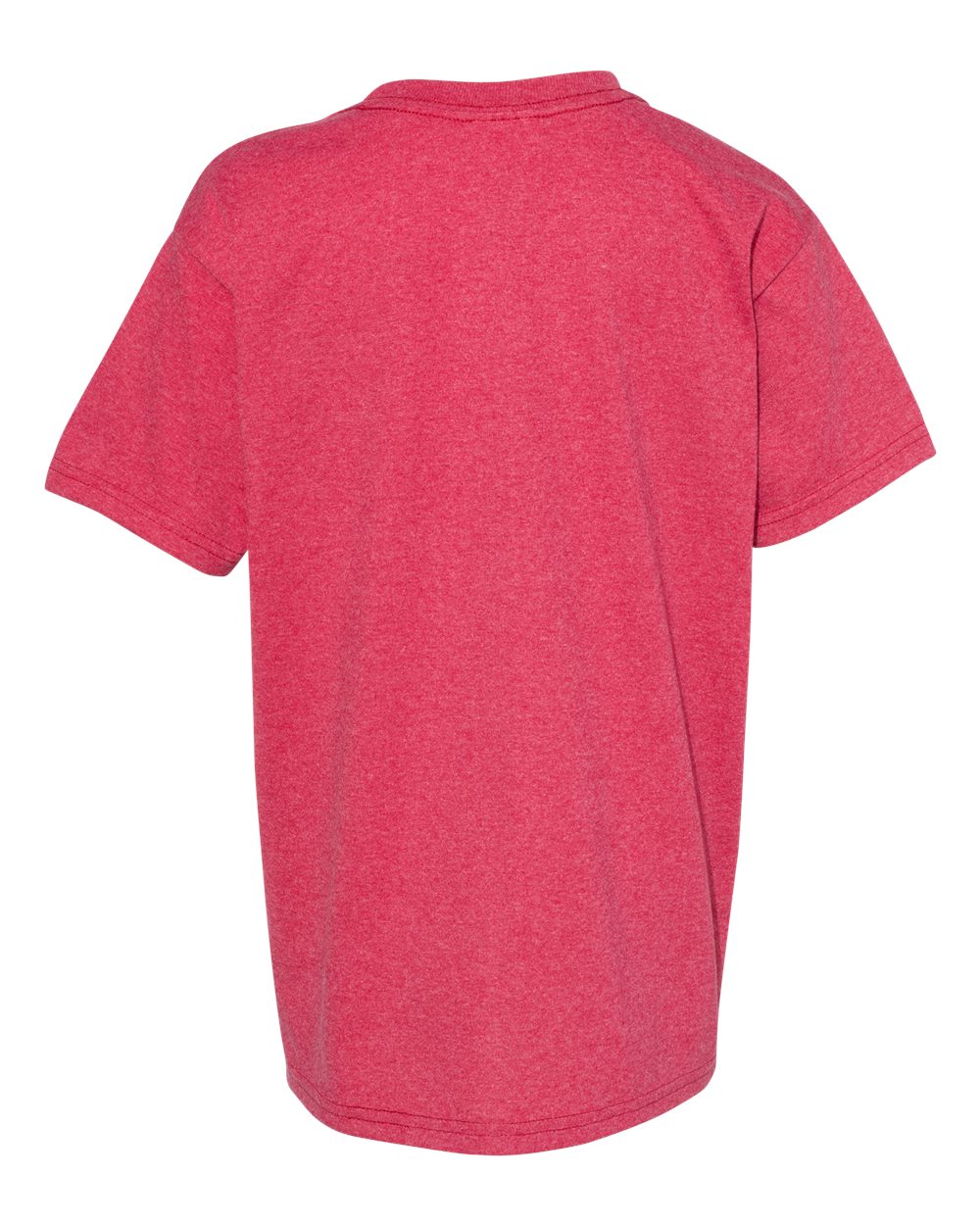 Youth Ecosmart™ T-Shirt - Back - B30500702 - Heather Red