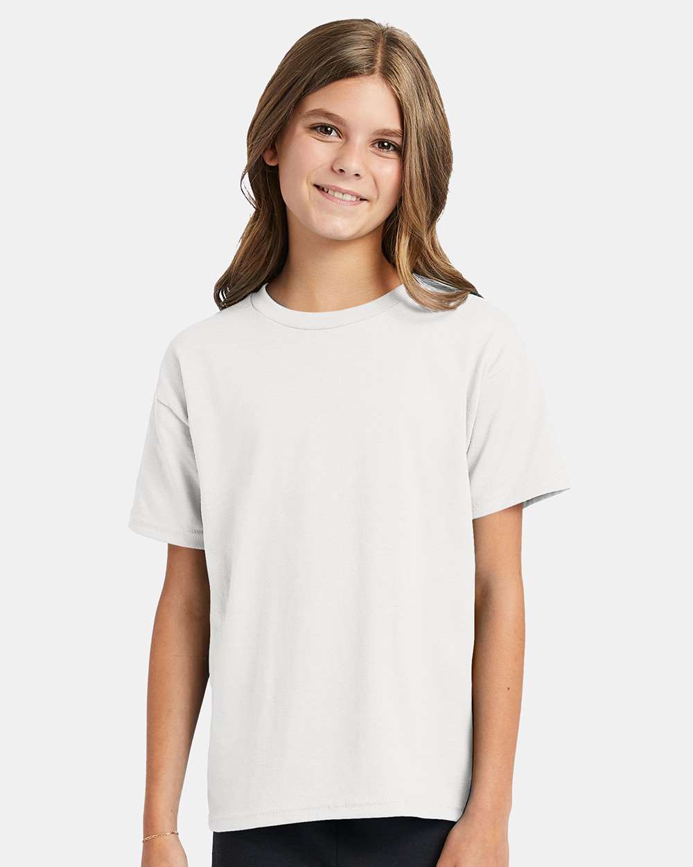 Youth Ecosmart™ T-Shirt - OnModelFront - B30500002 - White
