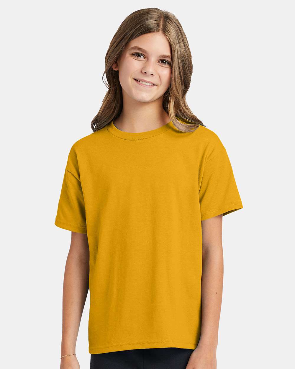 Youth Ecosmart™ T-Shirt - OnModelFront - B30500122 - Gold