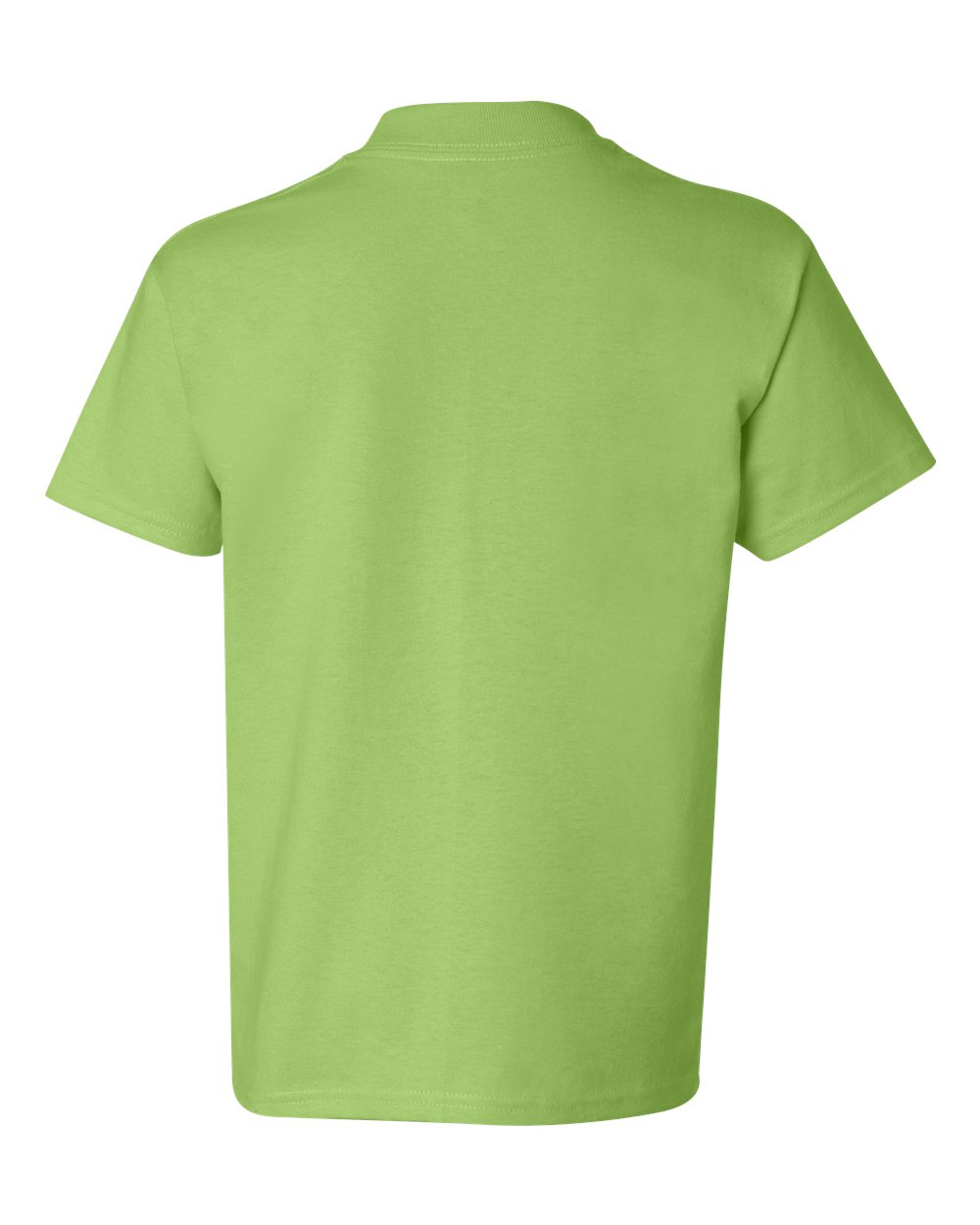 Youth Authentic T-Shirt - Back - B31600173 - Lime