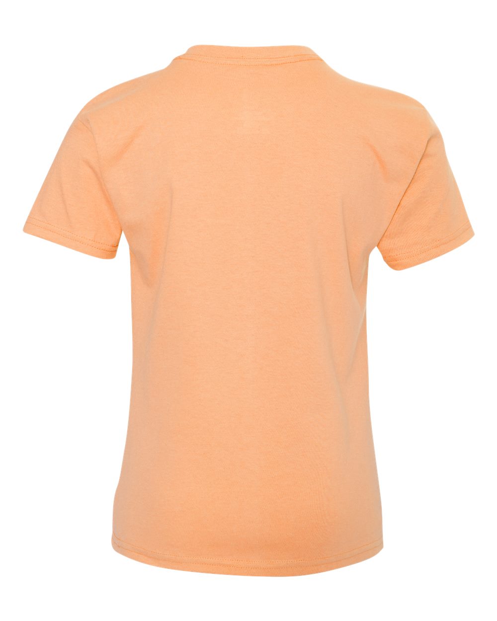 Youth Authentic T-Shirt - Back - B31600182 - Candy Orange