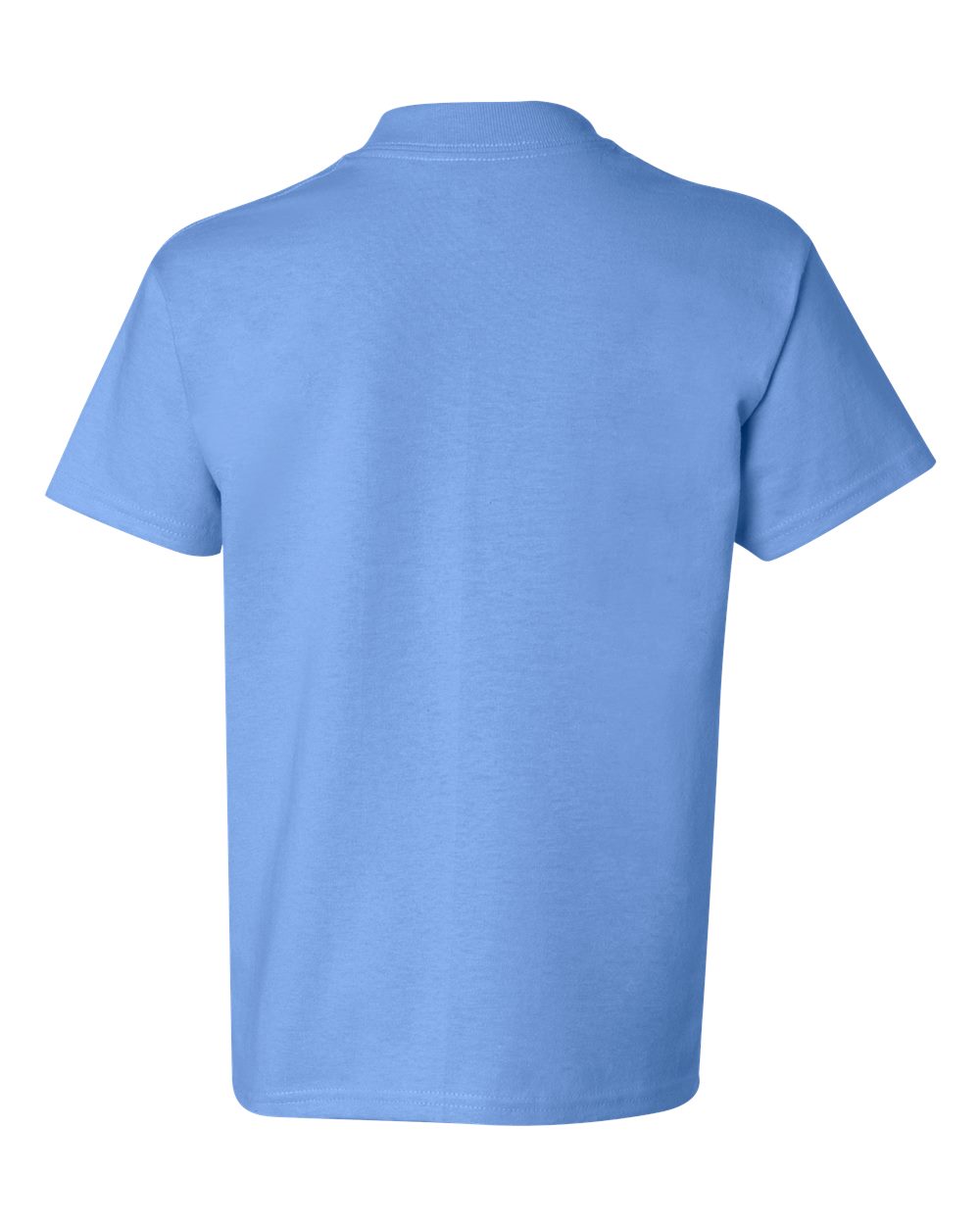 Youth Authentic T-Shirt - Back - B31600262 - Carolina Blue