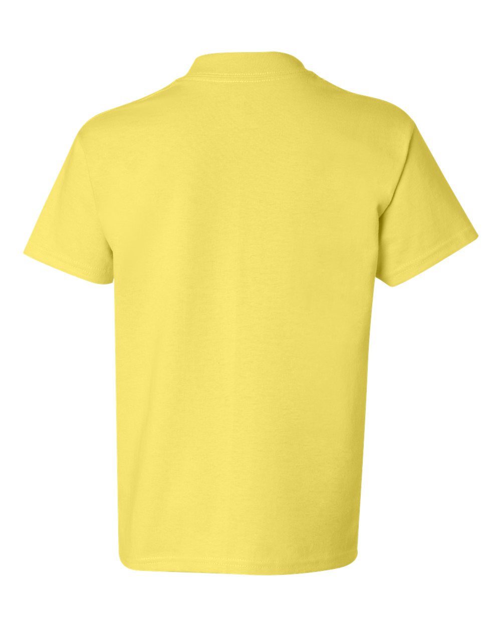 Youth Authentic T-Shirt - Back - B31600412 - Yellow