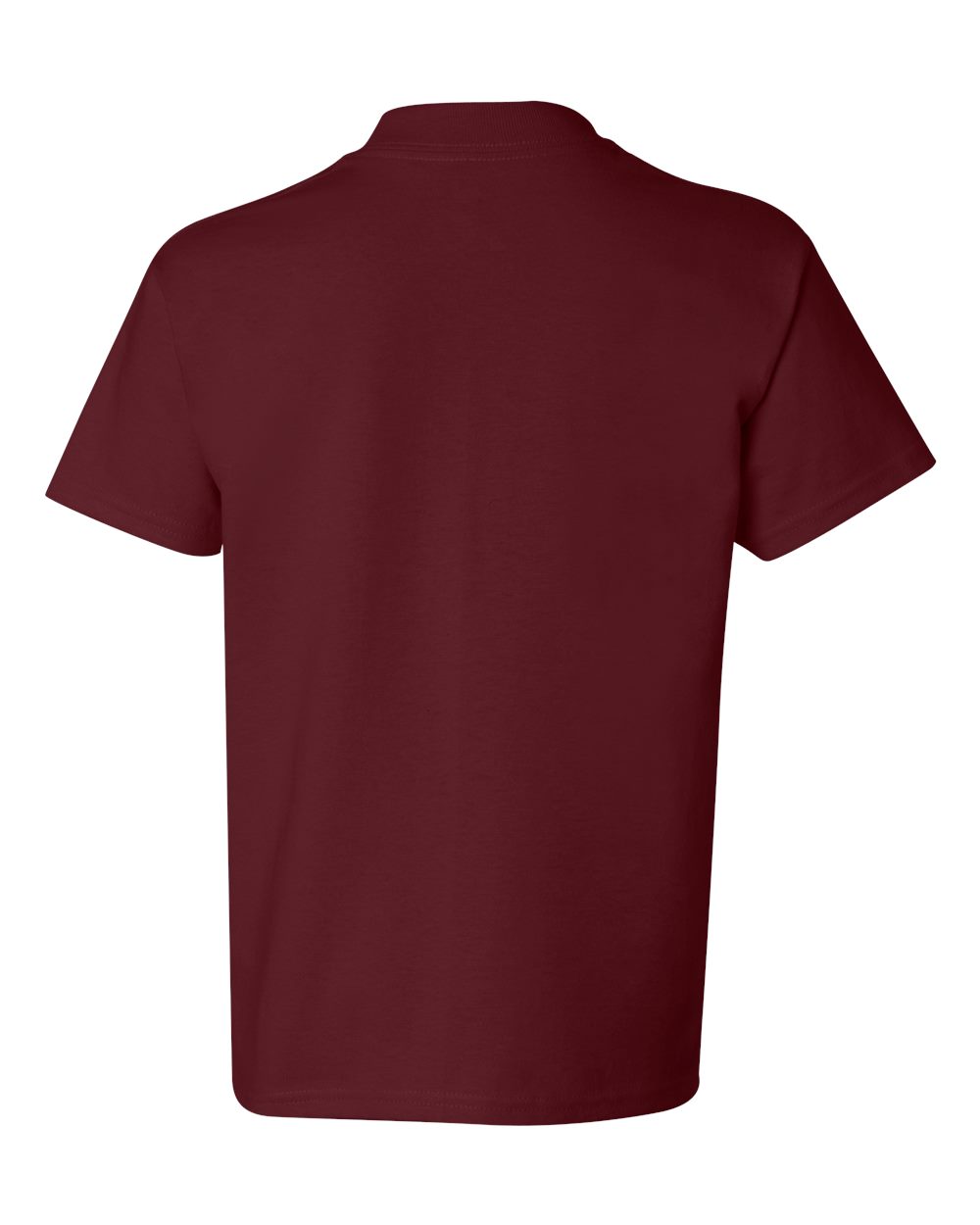 Youth Authentic T-Shirt - Back - B31600532 - Maroon
