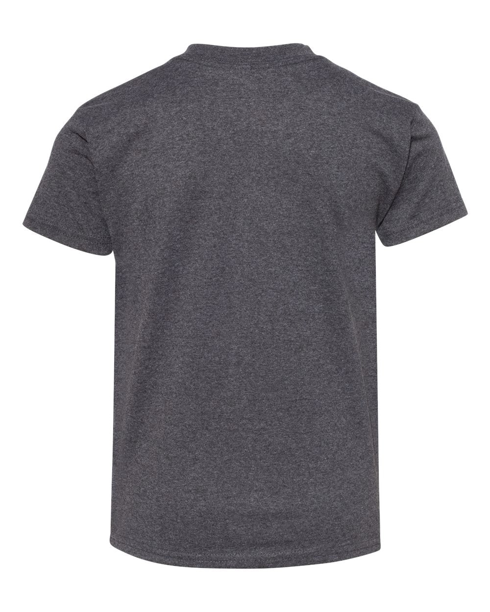 Youth Authentic T-Shirt - Back - B31600592 - Charcoal Heather
