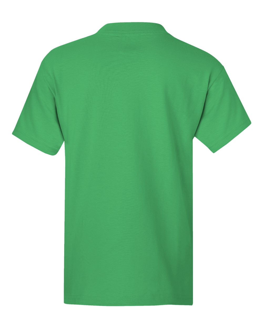 Youth Authentic T-Shirt - Back - B31600602 - Kelly Green