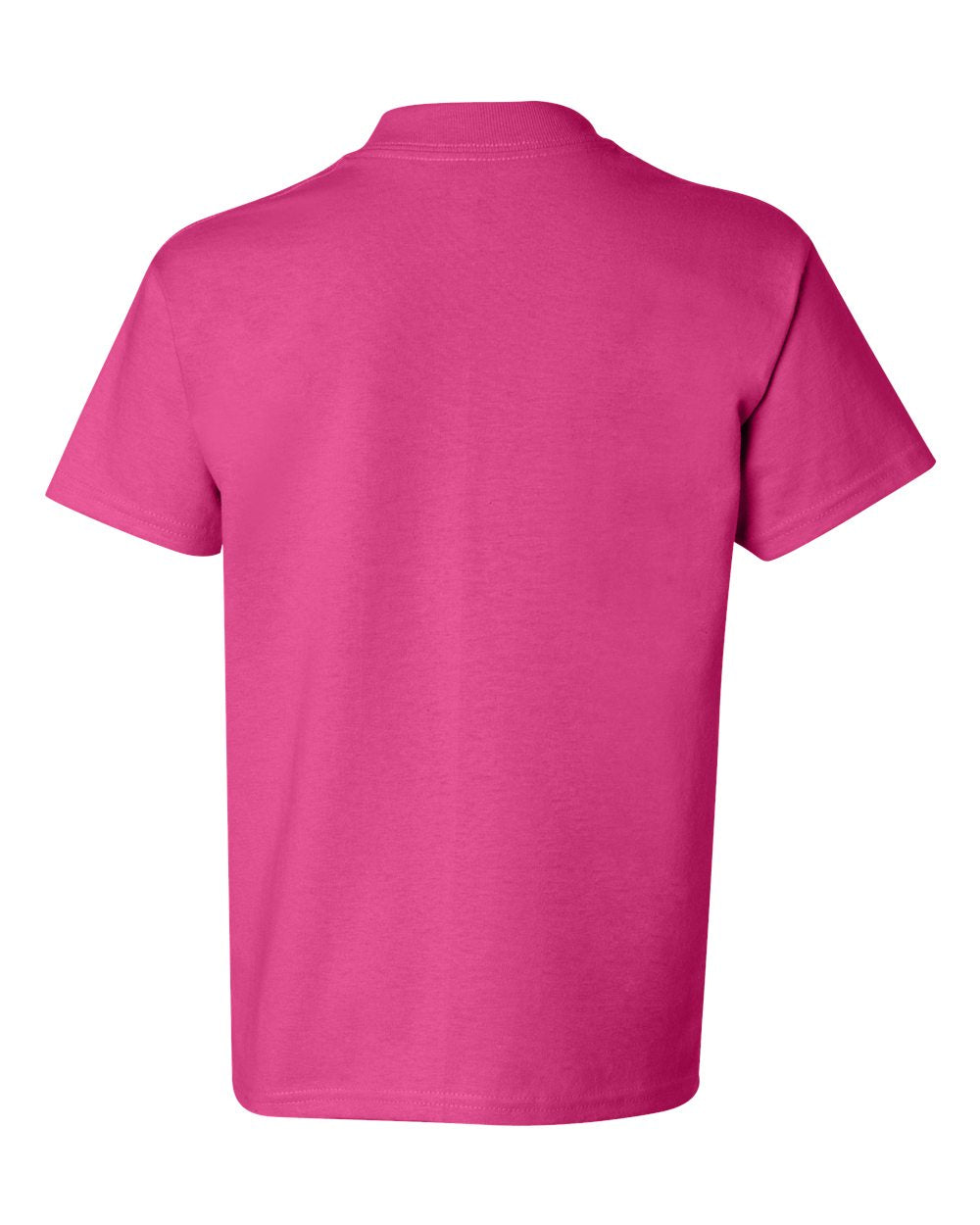 Youth Authentic T-Shirt - Back - B31600693 - Wow Pink