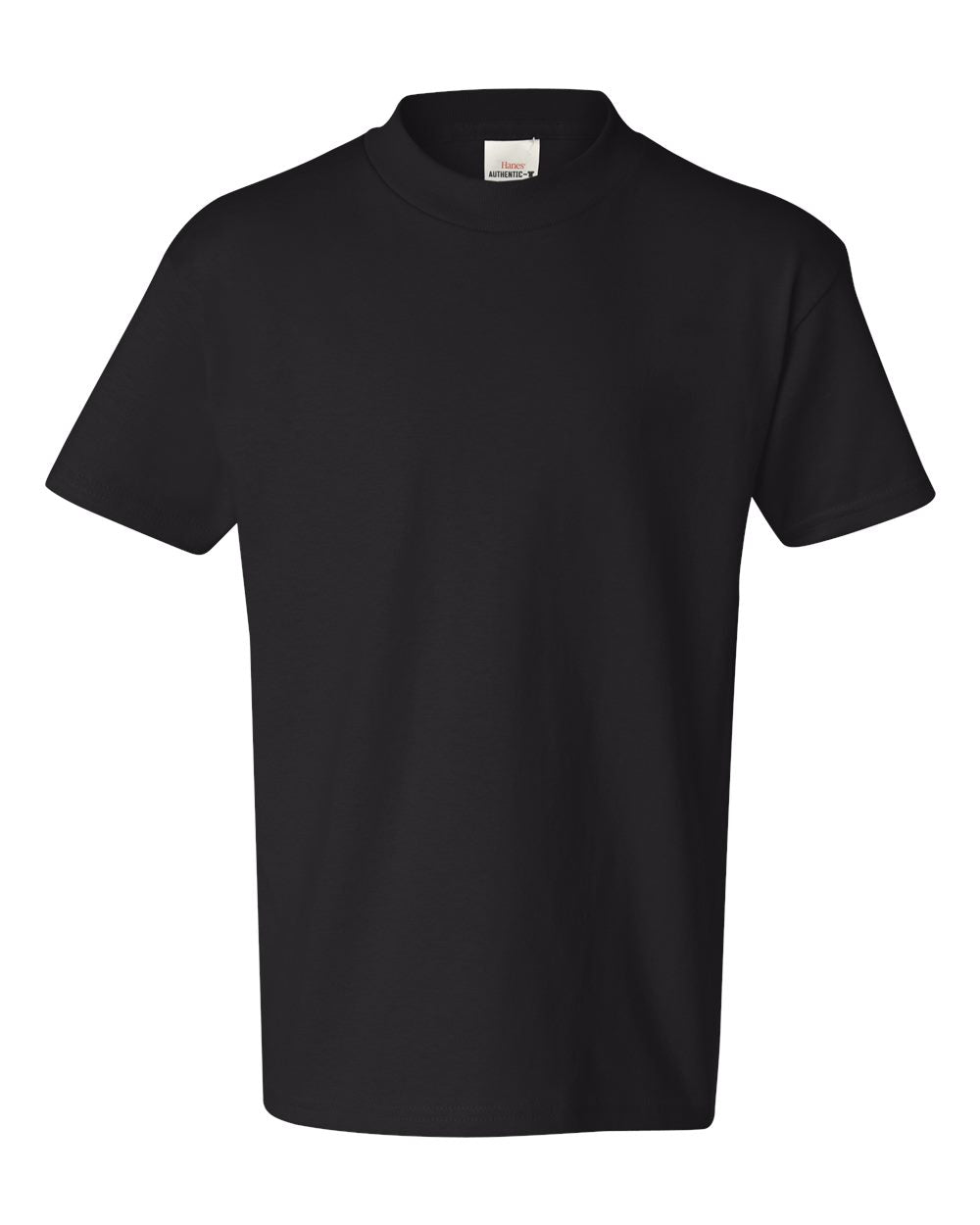 Youth Authentic T-Shirt - Front - B31600502 - Black