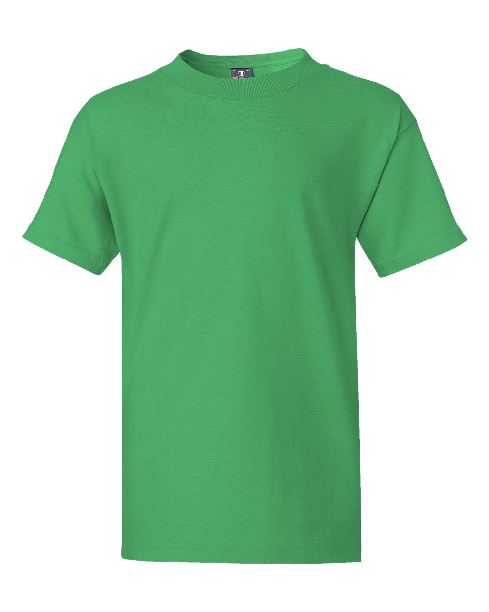 Youth Authentic T-Shirt - Front - B31600602 - Kelly Green