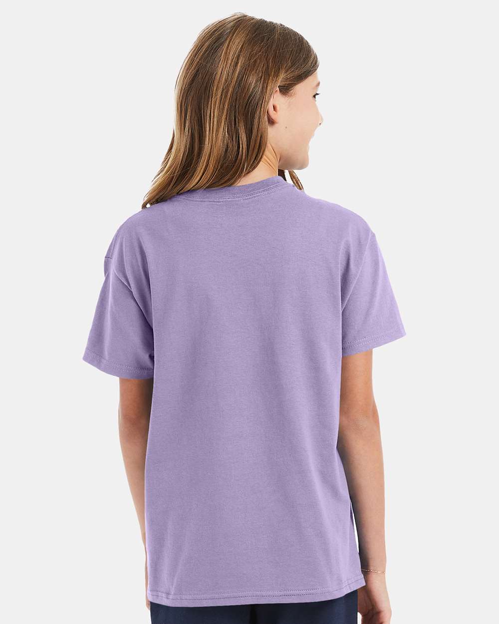 Youth Authentic T-Shirt - OnModelBack - B31600212 - Lavender