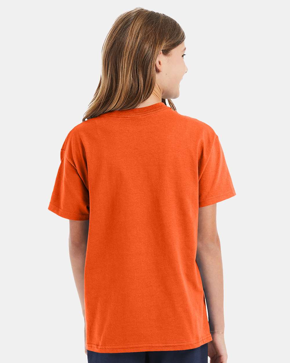 Youth Authentic T-Shirt - OnModelBack - B31600663 - Orange