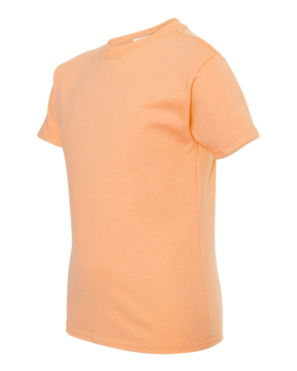 Youth Authentic T-Shirt - Side - B31600182 - Candy Orange