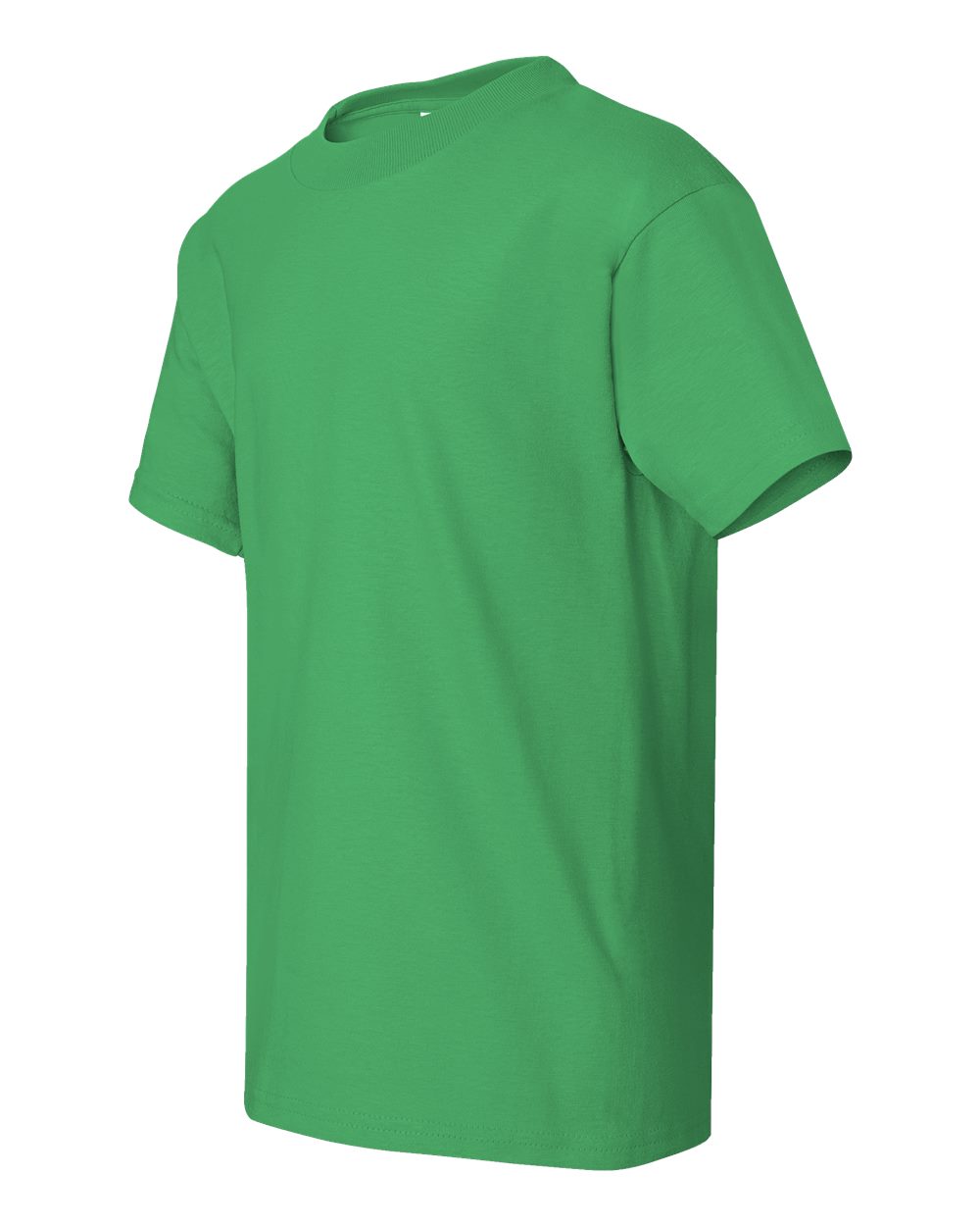 Youth Authentic T-Shirt - Side - B31600602 - Kelly Green