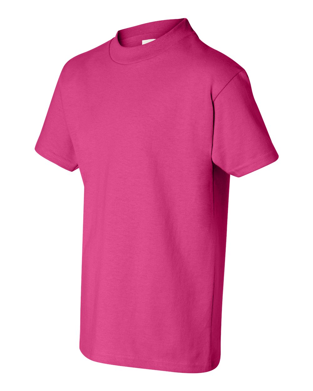 Youth Authentic T-Shirt - Side - B31600693 - Wow Pink