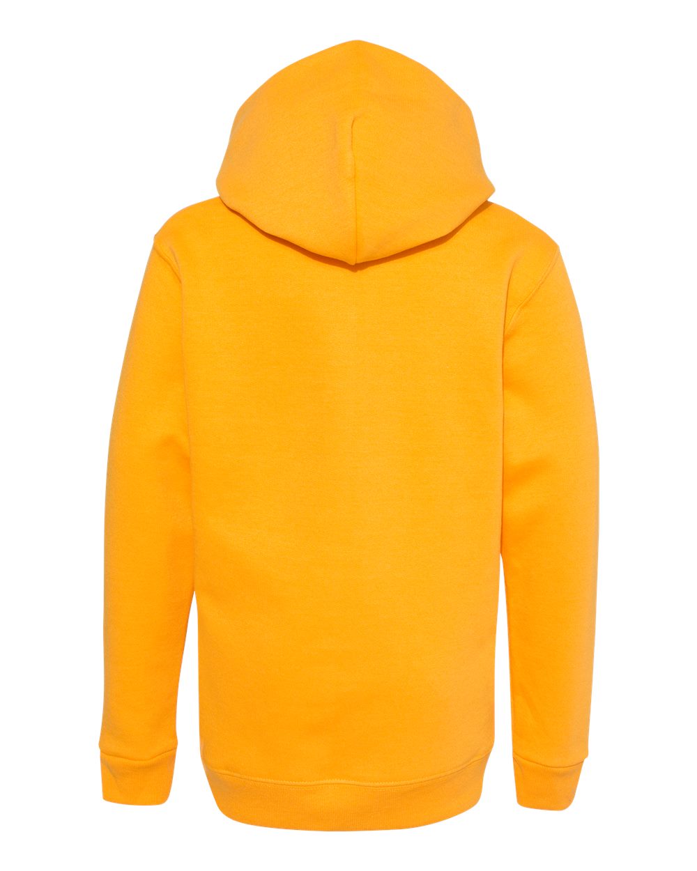 Youth Ecosmart® Hooded Sweatshirt - Back - B32000122 - Gold