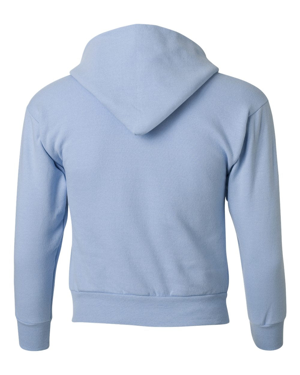 Youth Ecosmart® Hooded Sweatshirt - Back - B32000252 - Light Blue