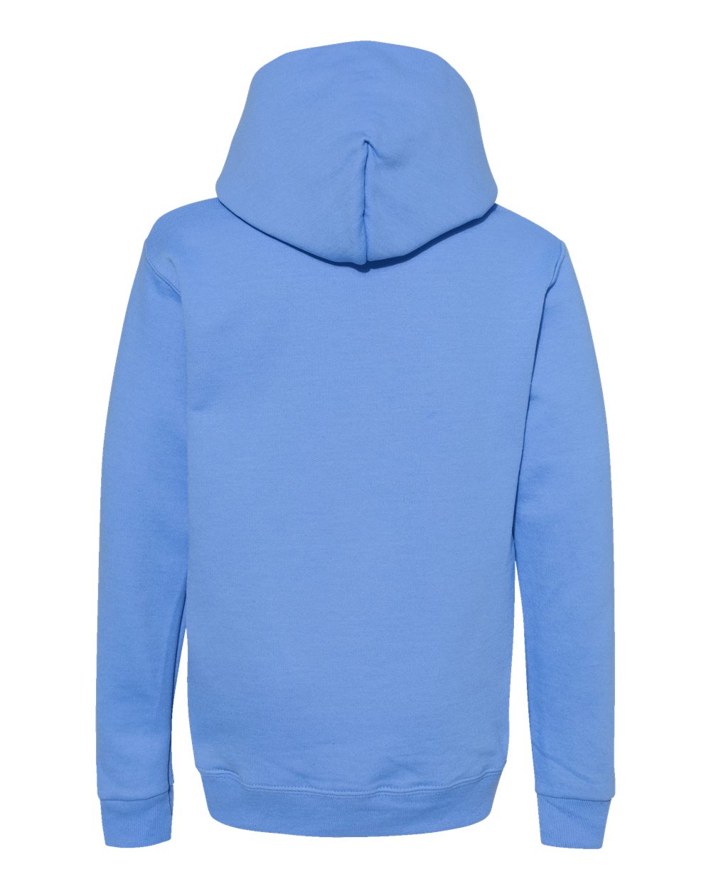 Youth Ecosmart® Hooded Sweatshirt - Back - B32000272 - Carolina Blue