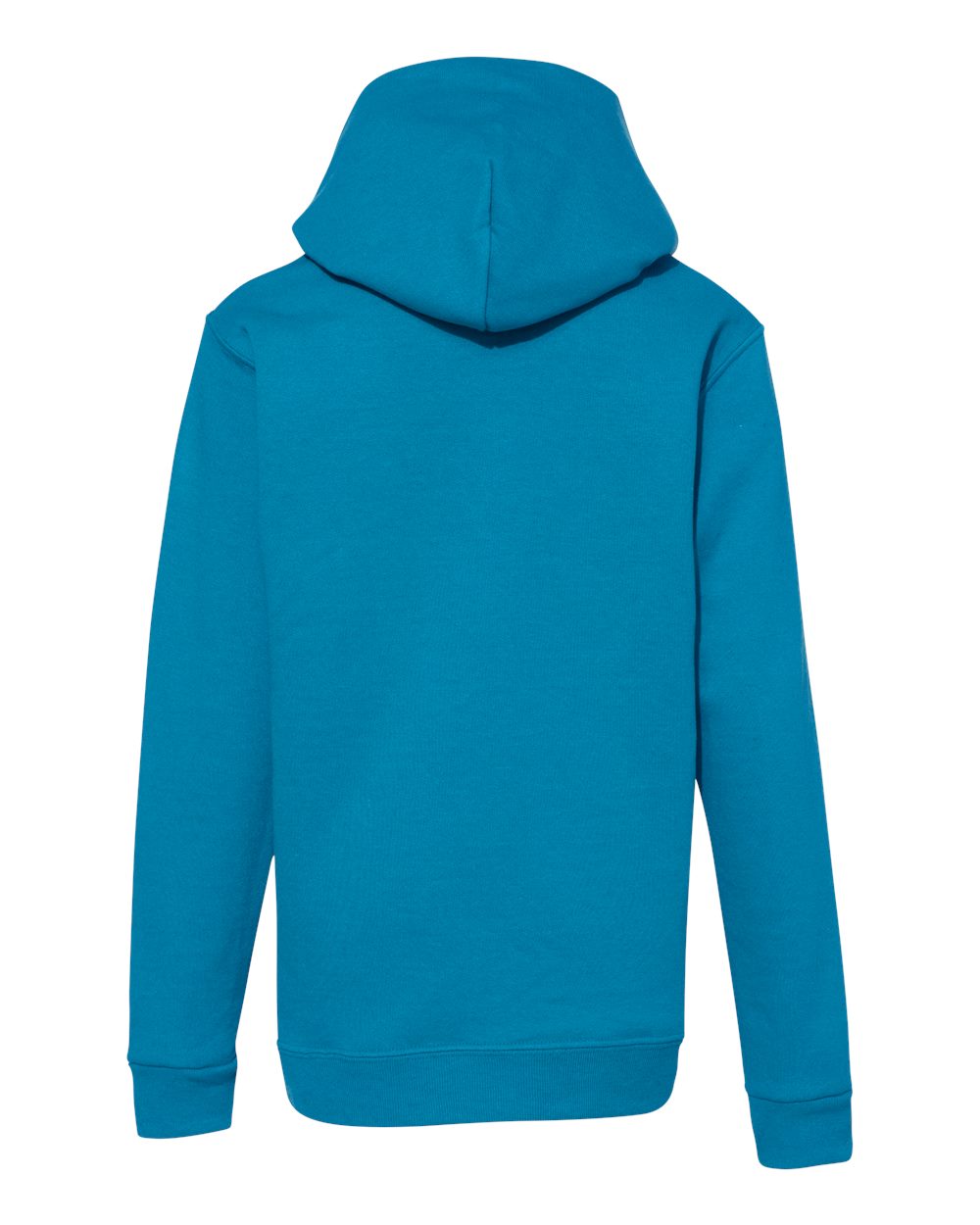 Youth Ecosmart® Hooded Sweatshirt - Back - B32000762 - Teal
