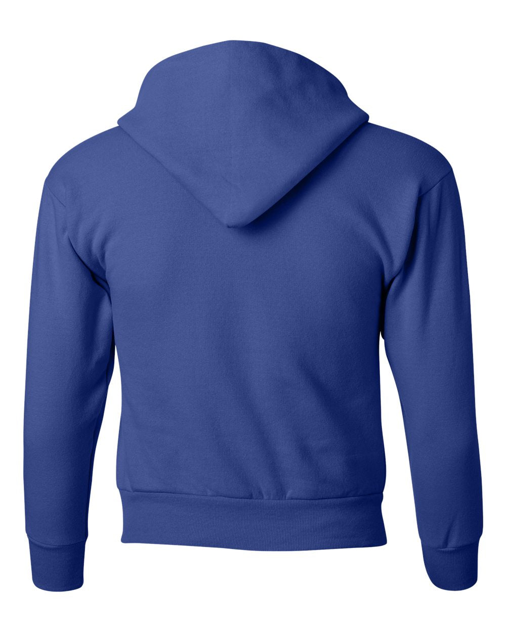 Youth Ecosmart® Hooded Sweatshirt - Back - B32000882 - Deep Royal
