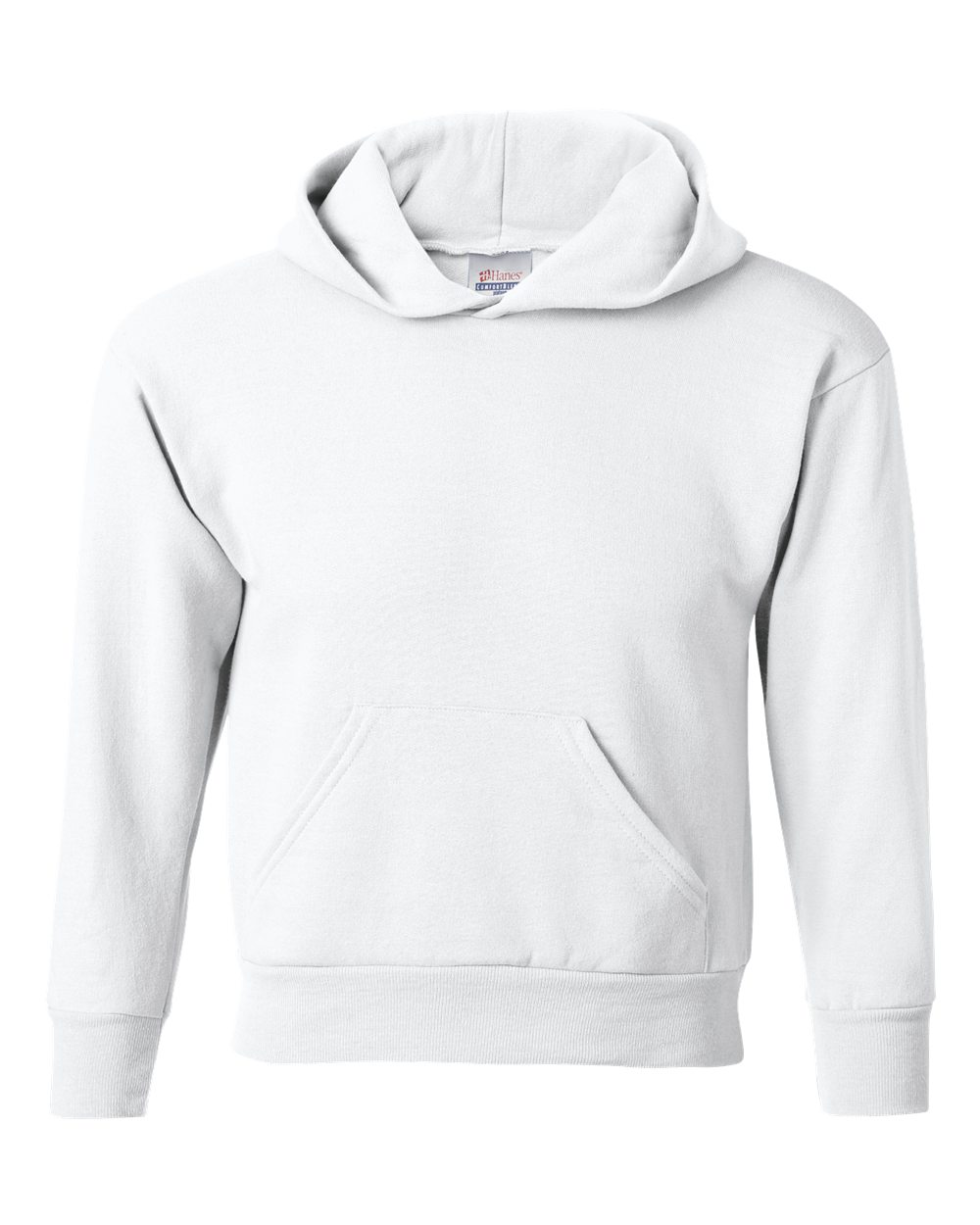 Youth Ecosmart® Hooded Sweatshirt - Front - B32000002 - White