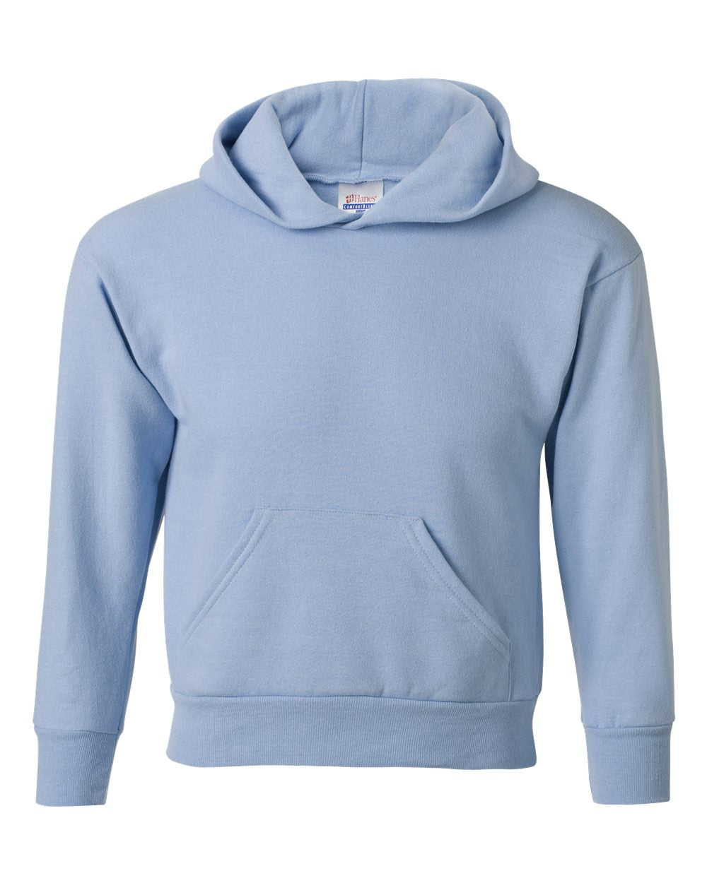 Youth Ecosmart® Hooded Sweatshirt - Front - B32000252 - Light Blue