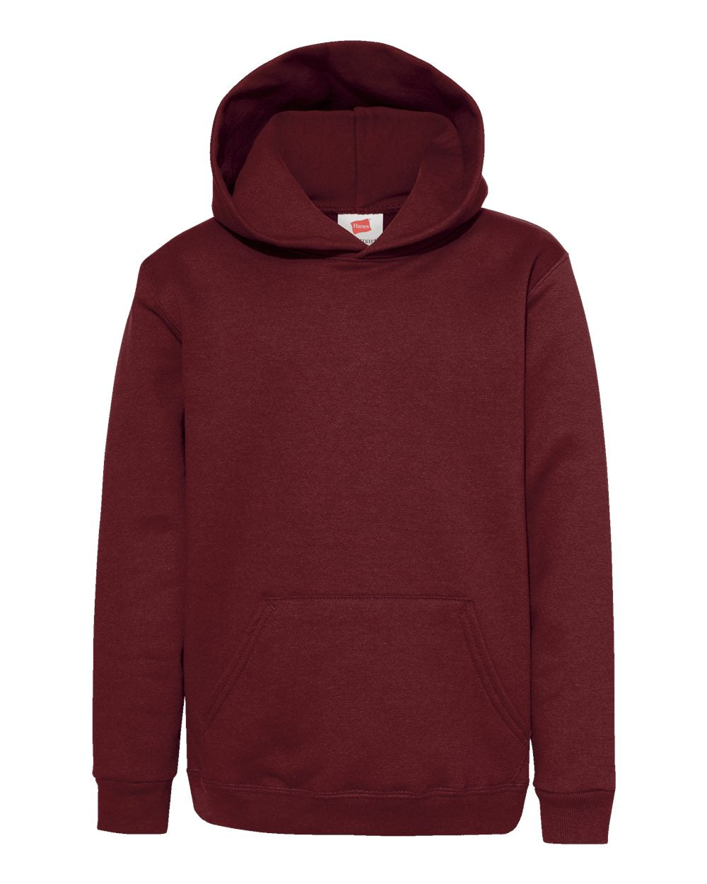 Youth Ecosmart® Hooded Sweatshirt - Front - B32000532 - Maroon
