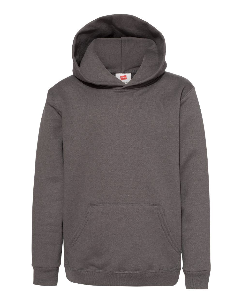 Youth Ecosmart® Hooded Sweatshirt - Front - B32000572 - Smoke Grey