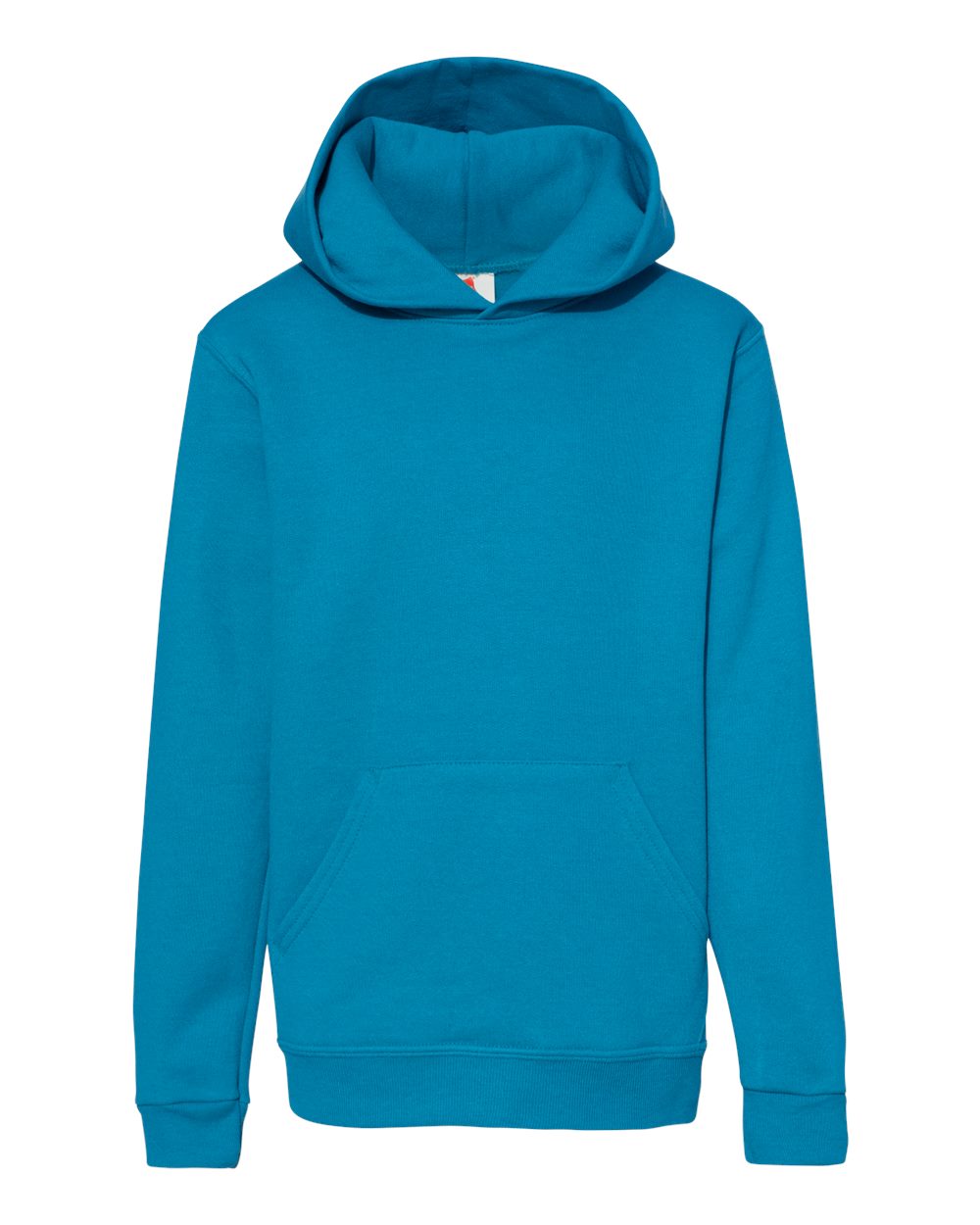 Youth Ecosmart® Hooded Sweatshirt - Front - B32000762 - Teal