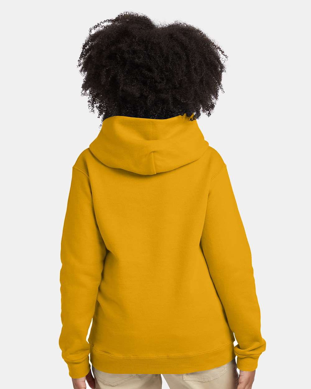 Youth Ecosmart® Hooded Sweatshirt - OnModelBack - B32000122 - Gold