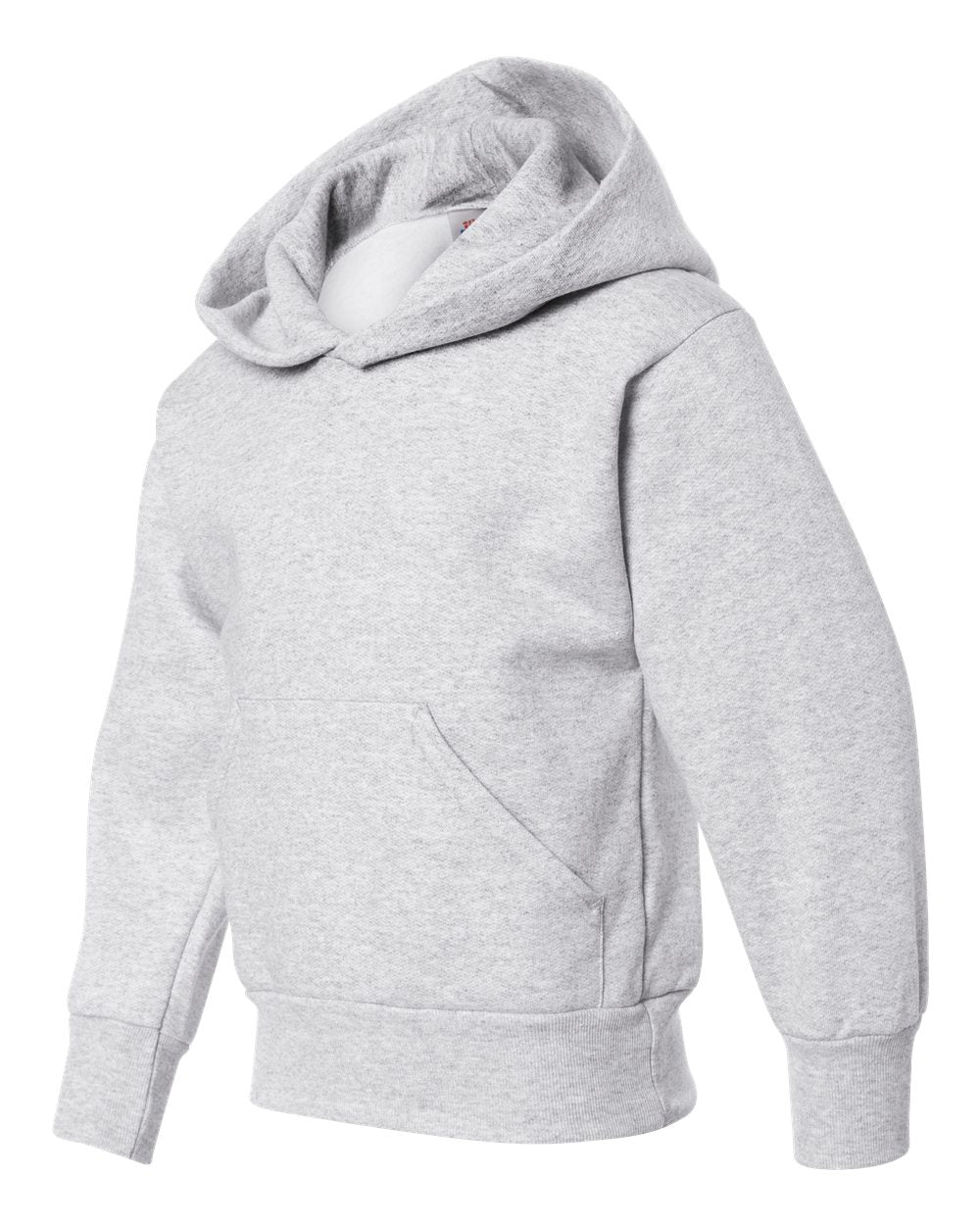 Youth Ecosmart® Hooded Sweatshirt - Side - B32000022 - Ash